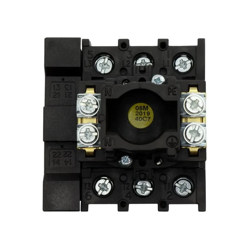 Eaton 3-Pole Flush Isolator Switch IP65, 25A, 13 kW, Black Handle, Screw Terminal 