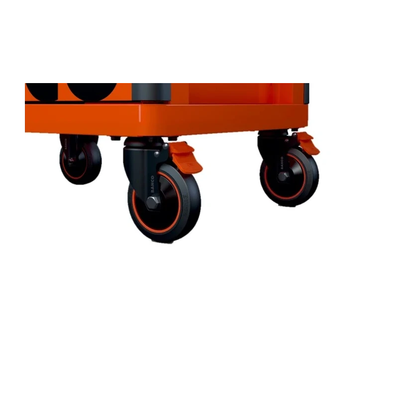 Bahco 6 Drawer Wheeled Roller Cabinet Solid Steel Load Capacity 1000kg Model 1477K6