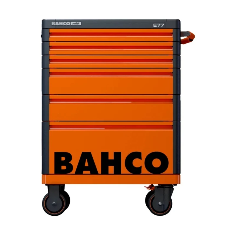 Bahco 6 Drawer Wheeled Roller Cabinet Solid Steel Load Capacity 1000kg Model 1477K6