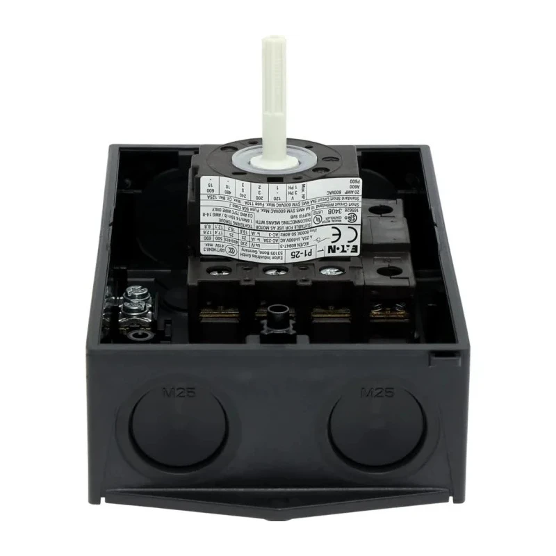 Eaton 3-Pole Surface Mount Isolator Switch 25A 13kW IP65 P1-25 