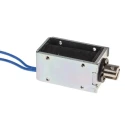 RS PRO Linear Solenoid Pull Action 12VDC, Corrosion-Resistant Plated Parts, 53.5mm Length x 27mm Width x 30mm Depth 177-0120