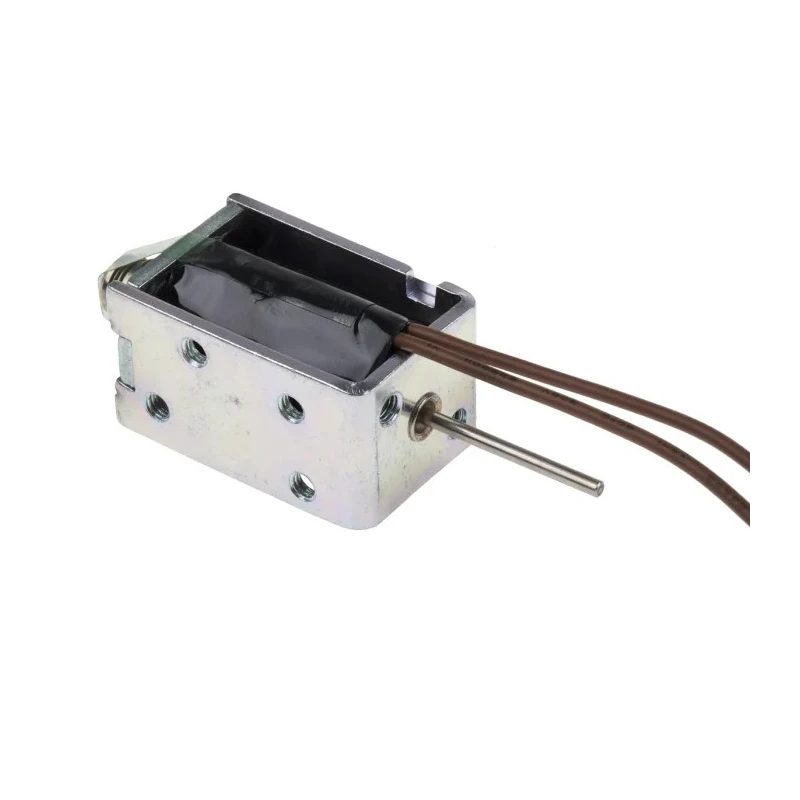 RS PRO Push Action DC D-Frame Linear Solenoid 29.35 mm Length 15.9 mm Width 19.1 mm Depth 24VDC 177-0114