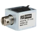 RS PRO Pull Action DC D-Frame Linear Solenoid 24V 35.5mm Length 25.4mm Width 31.8mm Depth 16mm Stroke 177-0123