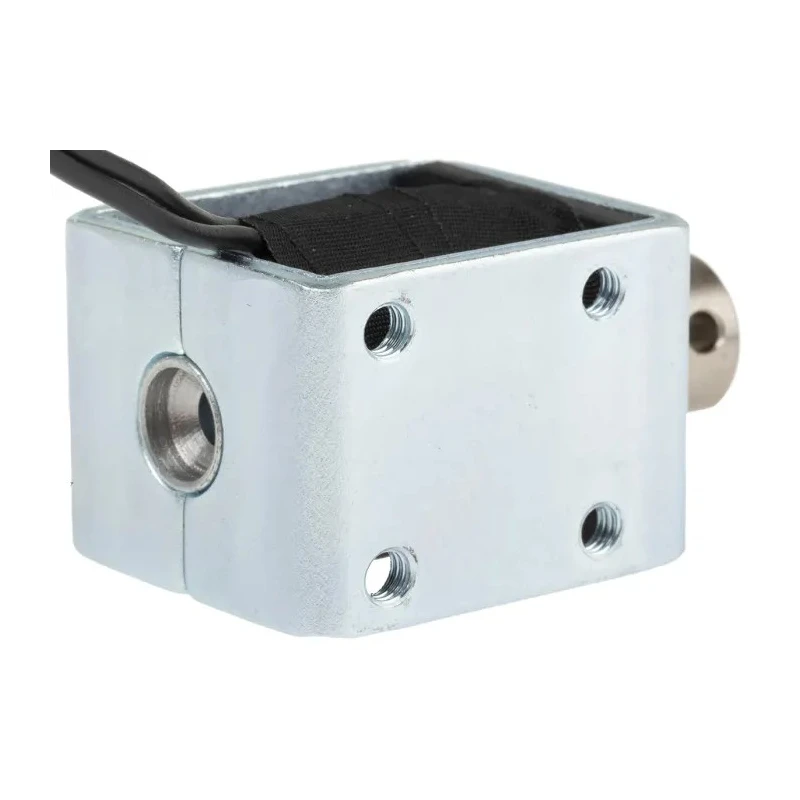 RS PRO Pull Action DC D-Frame Linear Solenoid 24V 35.5mm Length 25.4mm Width 31.8mm Depth 16mm Stroke 177-0123