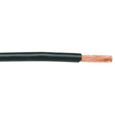 Alpha Wire PTFE Equipment Hookup Wire Black Jacket 30 AWG 7x0.10 mm Strands 600V Voltage 0.81 mm OD 200°C Max Temp 5851 BK005