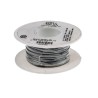 Alpha Wire 5852 Series Grey PTFE Equipment Wire, 28 AWG, 7 x 0.13 mm Core Strands, 30 m Length, Silver Plated 5852 SL005
