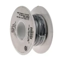 Alpha Wire 5852 Series Grey PTFE Equipment Wire, 28 AWG, 7 x 0.13 mm Core Strands, 30 m Length, Silver Plated 5852 SL005