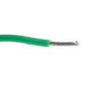 Alpha Wire Hook Up Wire TEFLON Series Green 20 AWG 19x0.20mm Core Strands 0.62mm² 30m 600V -60°C to 200°C 5856 GR005