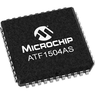 Microchip Complex Programmable Logic Device ATF1504AS-10JU44 ATF15xx EEPROM 64 Cells, 68 I/O, 10 ns, 44-Pin PLCC Package