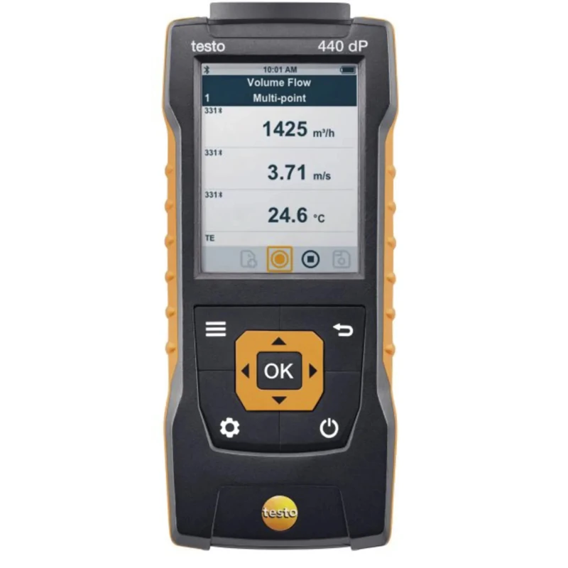 Testo Air Quality Monitor Data Logging 1370°C Max Temp 100%RH Max Battery Powered 0560 4402