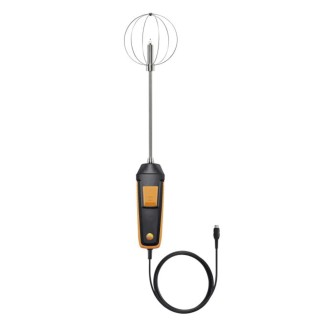 Testo Data Logging Air Quality Monitor with USB Communication Battery-Powered 50°C Max 100% RH 0628 0152