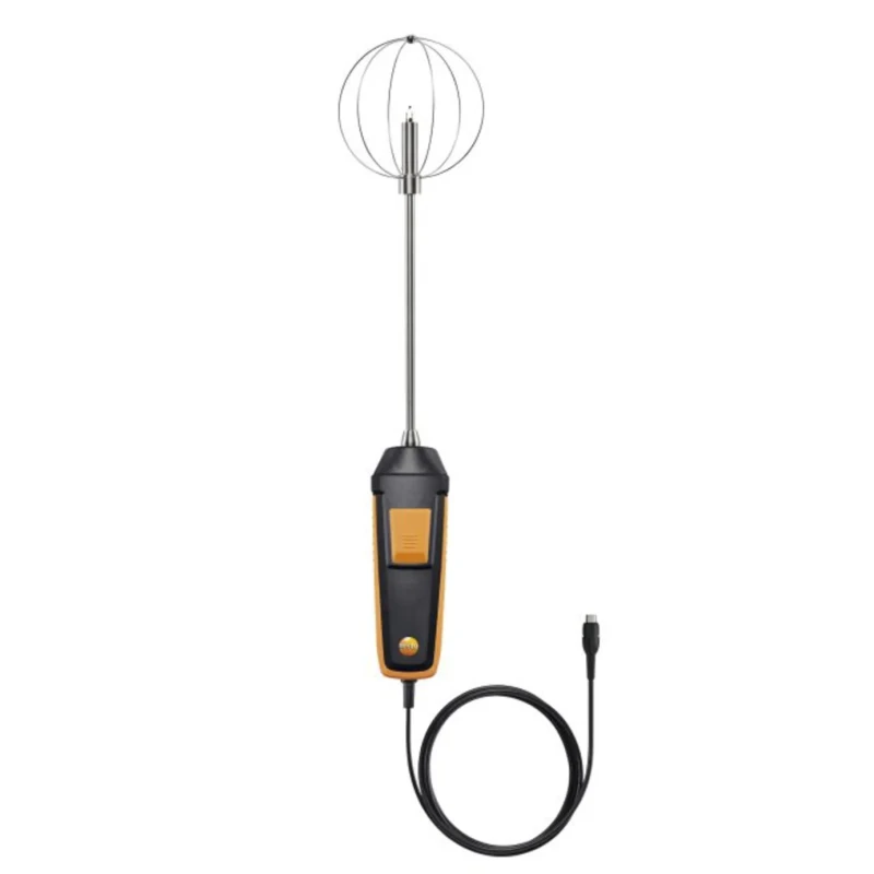 Testo Data Logging Air Quality Monitor with USB Communication Battery-Powered 50°C Max 100% RH 0628 0152