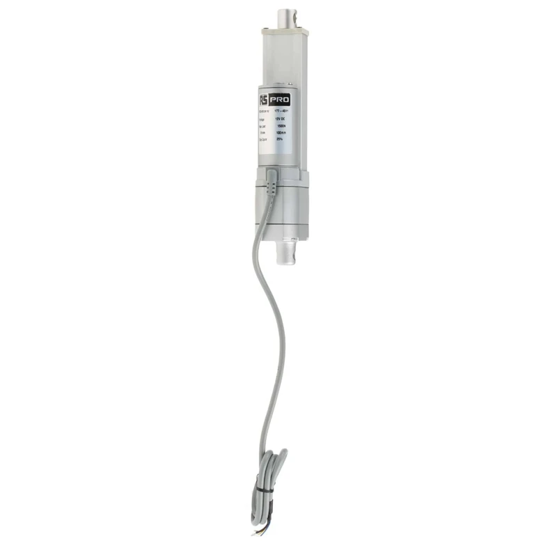 RS PRO Electrical Linear Actuator 100 mm Stroke 1500N Load 12V DC Motor Technology DC Motor 9.9mm/s Speed 177-4511