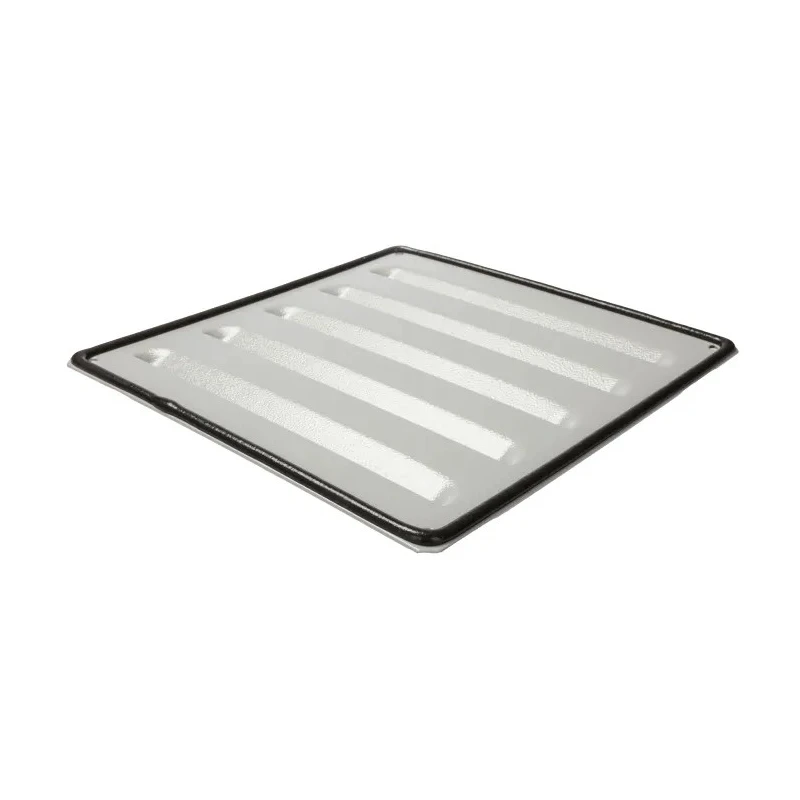 Schneider Electric ClimaSys CA Series Grey Steel Ventilation Grille 220 mm x 220 mm NSYCAG170X190LM