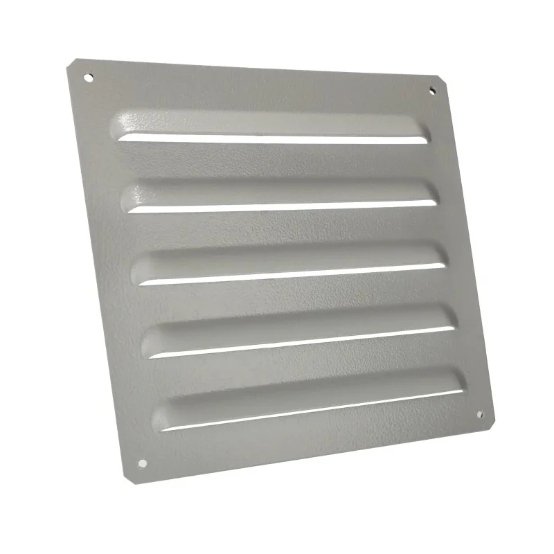 Schneider Electric ClimaSys CA Series Grey Steel Ventilation Grille 220 mm x 220 mm NSYCAG170X190LM