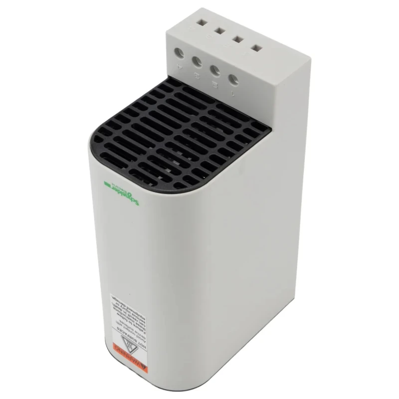 Schneider Electric Enclosure Heater 150W Output, 150W Input, 110/250V AC, Screw Terminal, DIN Rail Mount NSYCR150WU2C