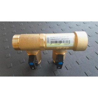 Watts Brass Compression Pipe Fitting Male Metric 3/4 in to Male 1/2 in 003633