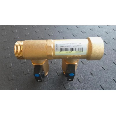 Watts Brass Compression Pipe Fitting Male Metric 3/4 in to Male 1/2 in 003633