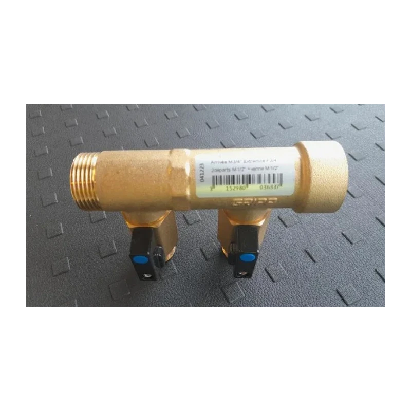 Watts Brass Compression Pipe Fitting Male Metric 3/4 in to Male 1/2 in 003633