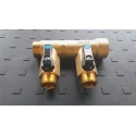 Watts Brass Compression Pipe Fitting Male Metric 3/4 in to Male 1/2 in 003633
