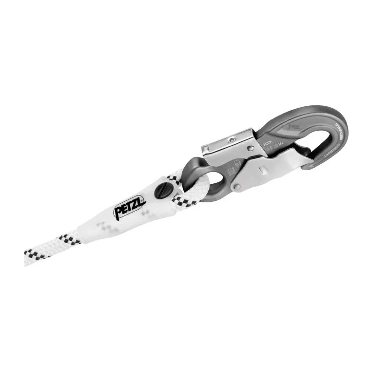 Petzl 2 m Work Positioning Adjustable Work Positioning Lanyard with Eashook Locking Carabiner L052BA00