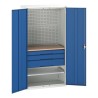 Bott 2 Door, 3 Drawer Sheet Steel Floor Standing Cupboard 2m Height 1.05m Width 550mm Depth 16926572.11