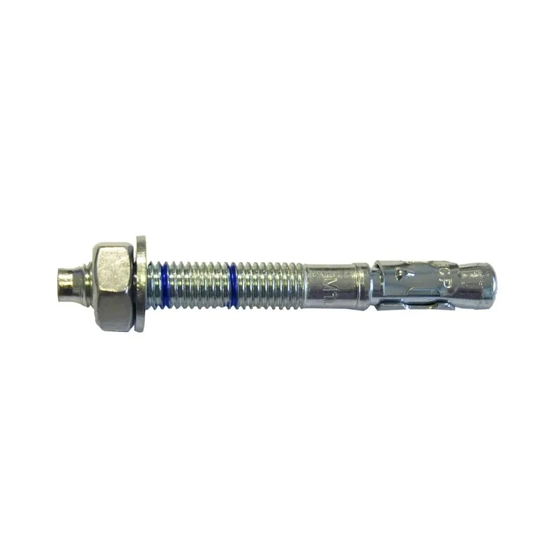 RS PRO Through Bolt Stainless Steel 10 x 100 mm Length 100 mm Drill Diameter 12 mm Bright Zinc Plated Finish 177-6973