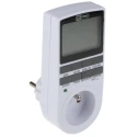 RS PRO Digital Plug In Timer 230V AC 50Hz Type E Socket 178-5375