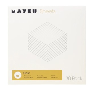 Mayku PETG Sheets 200 x 200 mm Forming Bed Transparent Food-Safe Mould Sheets MCA180100AA