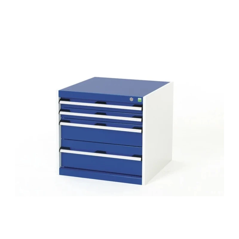 Bott 4 Drawer Unit Steel Storage Cabinet 600mm Height x 650mm Width x 650mm Depth 40019015.11v