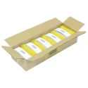 RS PRO Hard Bristle White Scrubbing Brush Yellow, Polyester Bristle Material 270mm Width 95mm Depth 178-7662