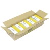 RS PRO Hard Bristle White Scrubbing Brush Yellow, Polyester Bristle Material 270mm Width 95mm Depth 178-7662