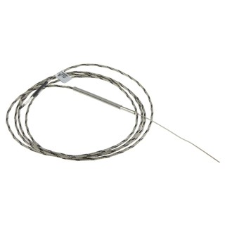 Omron E52 Type J Temperature Sensor 120 mm Length, 1 mm Diameter, -80 °C to 600 °C Max E52-ETJ1-120-2-P-A