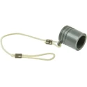 LEMO 1B MIL 1344A Male/Female Dust Cap, Shell Size 1, IP66, IP54, IP68, IP50 Rated, Brass Chrome Plated BFG.1B.100.PCZG
