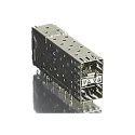 Molex Pluggable I/O Connector SFP Female Solder 2-Port 40-Position 30V 500mA Glass Filled Liquid Crystal Polymer 75640-5001