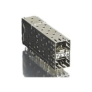 Molex Pluggable I/O Connector SFP Female Solder 2-Port 40-Position 30V 500mA Glass Filled Liquid Crystal Polymer 75640-5001