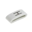HellermannTyton Black Slide-On Pre-Printed Cable Marker for 1.8mm to 6.3mm Cable Diameter HODS85 531-07868