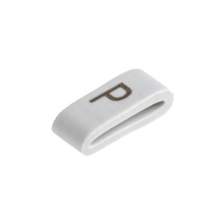 HellermannTyton Slide-On Pre-Printed Cable Marker Black on White for 1.8 mm to 6.3 mm Cable Diameter HODS85