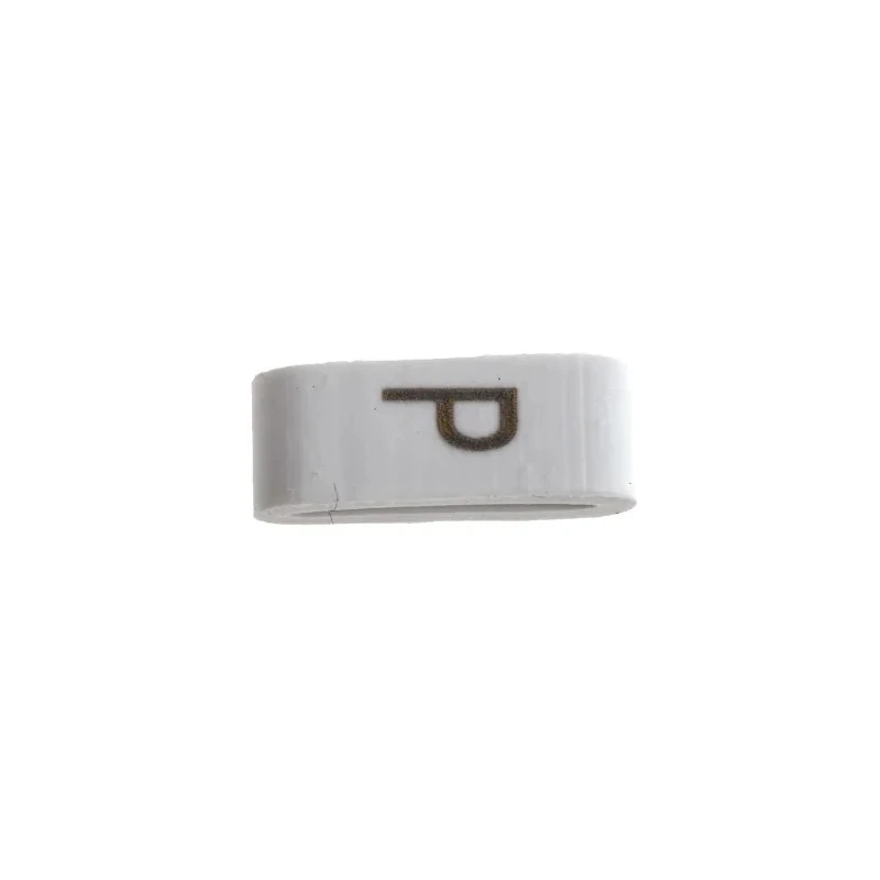 HellermannTyton Slide-On Pre-Printed Cable Marker Black on White for 1.8 mm to 6.3 mm Cable Diameter HODS85