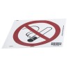Brady Polyethylene Terephthalate Danger Keep Out Prohibition Sign PIC 200-DIA 200-B7541 (BRANDED)