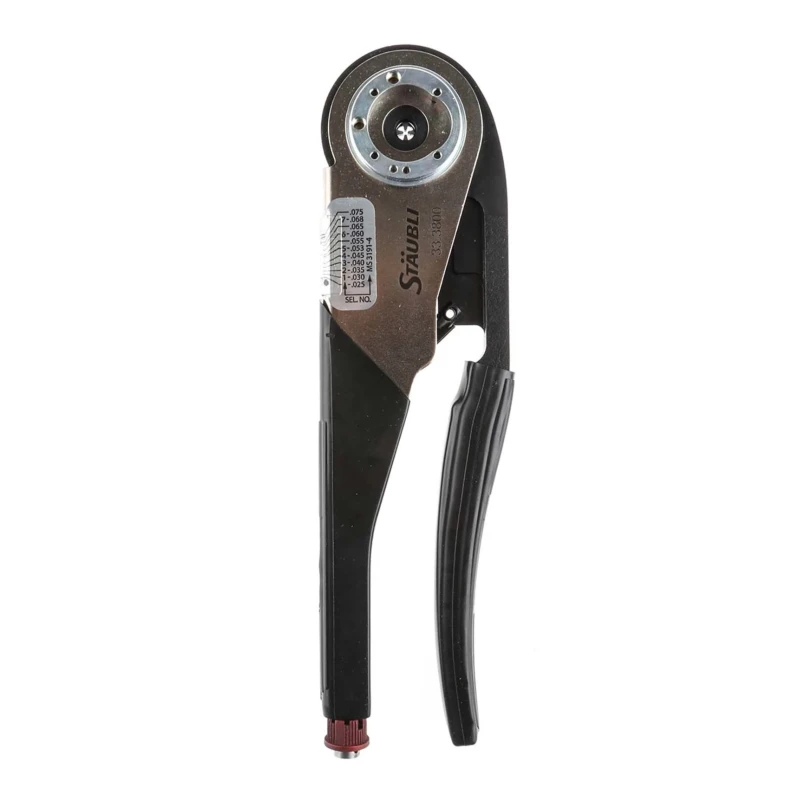Staubli Crimp Tool CT-M-CZ for Terminal 0.14-4mm² Cables with 1mm, 1.5mm and 3mm CombiTac Contacts 33.3800