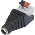 RS PRO DC Power Connector Female Cable Mounted 12 VDC 5A Straight 2 Poles Length 9mm 179-2857