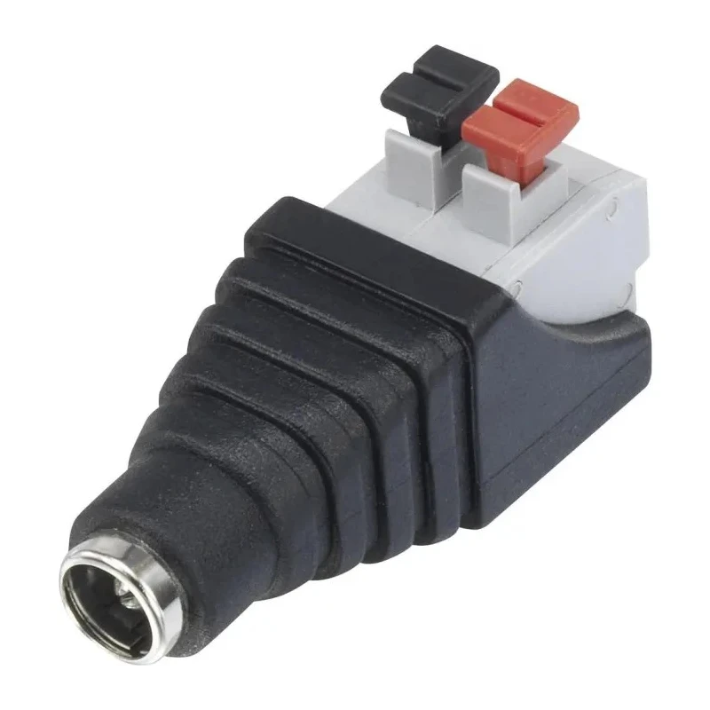 RS PRO DC Power Connector Female Cable Mounted 12 VDC 5A Straight 2 Poles Length 9mm 179-2857