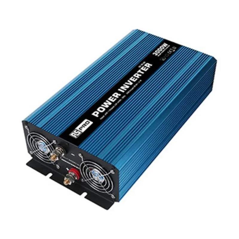 RS PRO Chassis Mount 3000W Fixed Installation DC-AC Power Inverter 24V Input 230V Output 179-3341