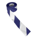 RS PRO White Blue High Density Polyethylene Barrier Tape 75 mm x 500 m 0.025 mm Thickness 179-4713