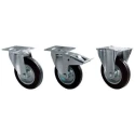 Guitel Hervieu Fixed Castor 200 mm Wheel Diameter 200 kg Load Capacity Rubber Wheel 5182895