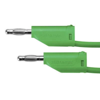 Schutzinger 16A 33 V AC, 70 V DC Green 1 m Test Lead MFK 15 / 1 / 100 / GN