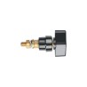 Schutzinger Black 4 mm Insulated Brass Terminal Post, 1kV, M8 x 0.75 Thread, 100A POL 102 L / SW