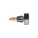 Schutzinger Blue 4 mm Insulated Brass Terminal Post 1kV M8 x 0.75 Thread 100A POL 102 L / BL