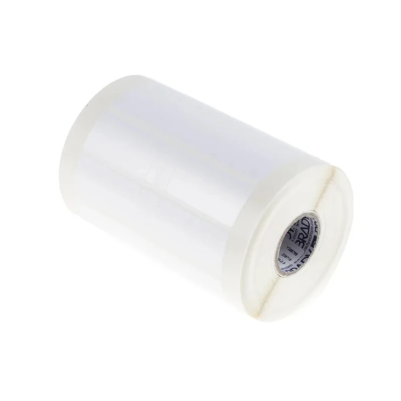Brady White Label Roll Polyester Permanent Acrylic Adhesive 38.1 mm Width 2500 Per Roll BPT-6-8423-2.5